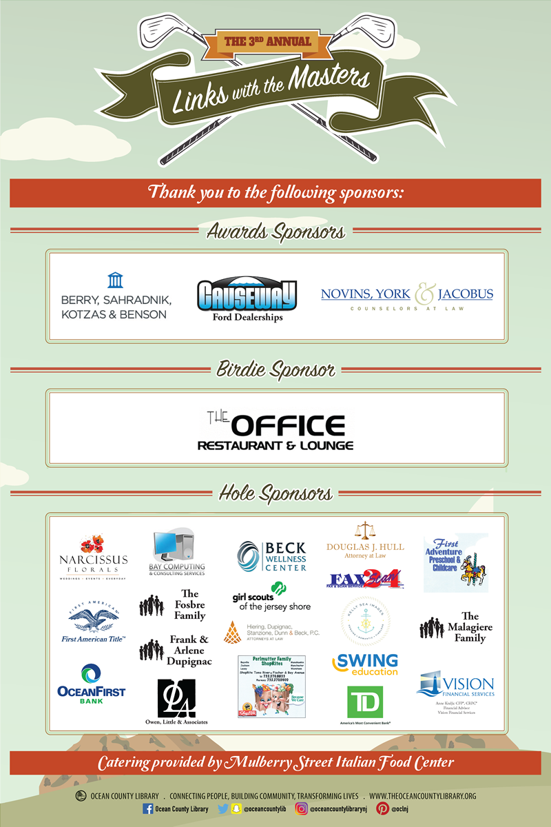 All Mini-Golf Sponsors 2019